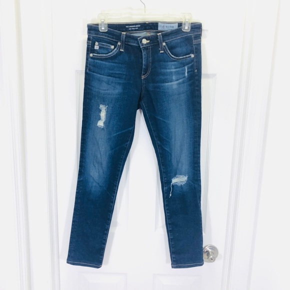 Ag Adriano Goldschmied Denim - AG Legging Ankle Distress Super Skinny Jeans